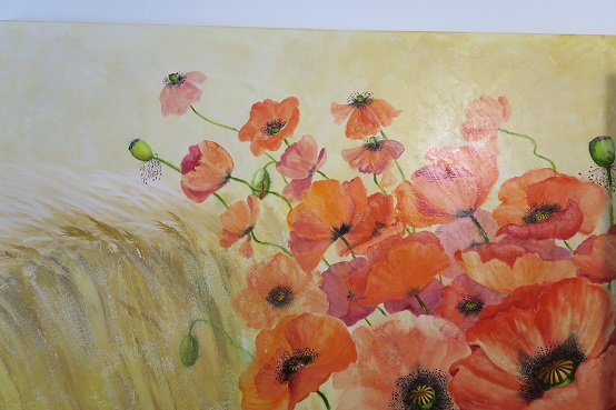 Mohn am Feldrand kaufen format 100x160cm