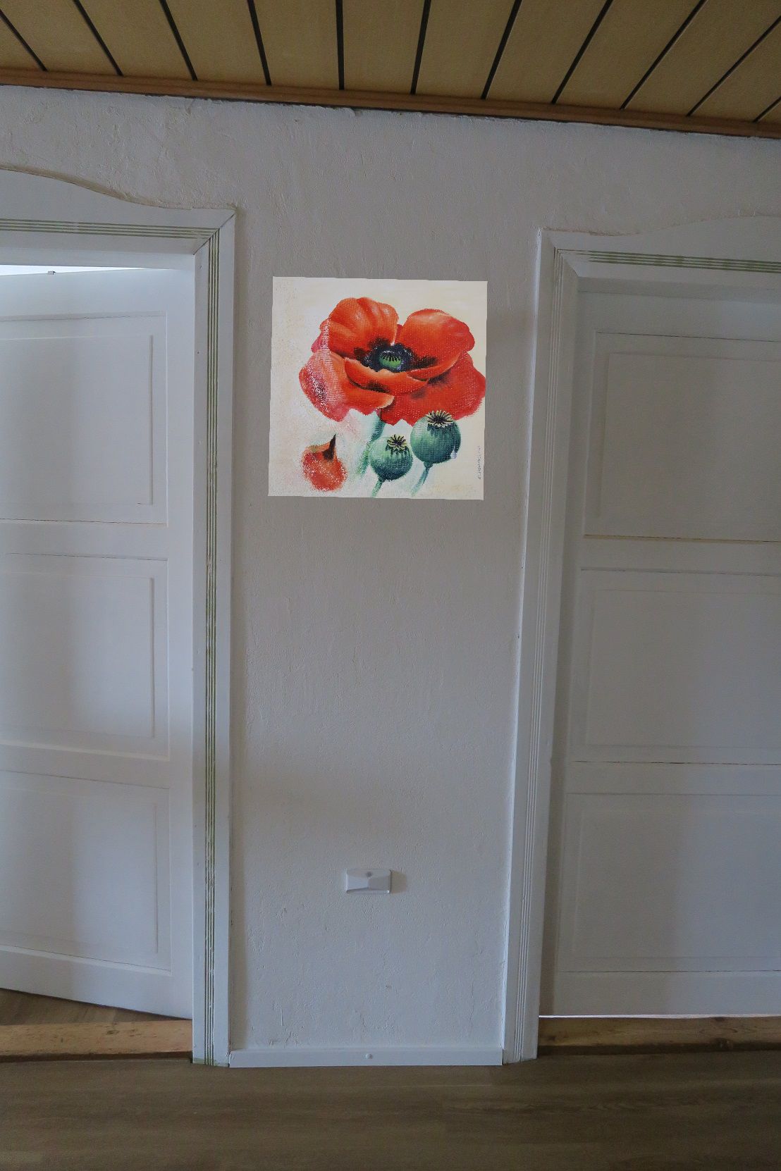 Roter Mohn und Mohnkapseln in Oel kaufen Roter Mohn und Mohnkapseln in Oel kaufen