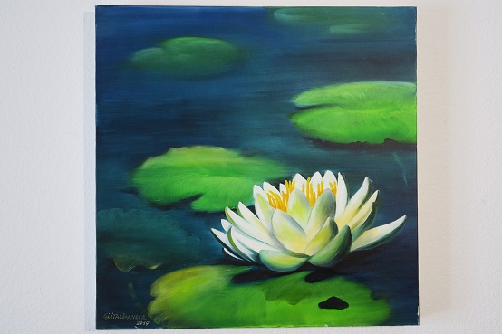 Seerose im Teich kaufen format 100x160cm