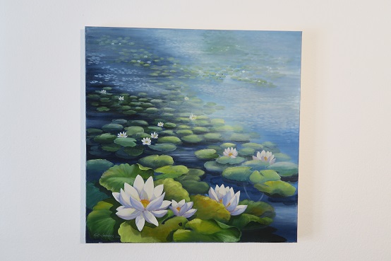Seerosenteich-Gruppe-kaufen-80x80cm
