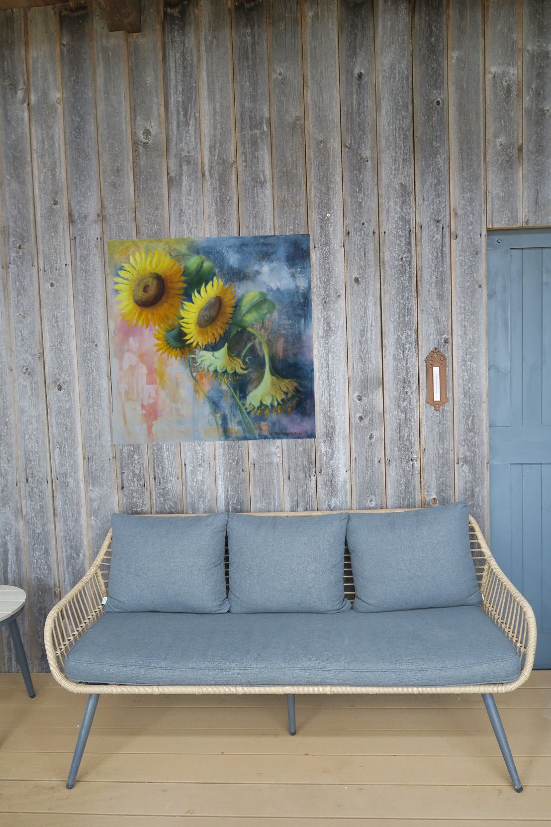 Sonnenblumen auf Leinwand in Öl kaufen - Grosses Bild - kaufen Sonnenblumen auf Leinwand in oel kaufen grosses bild