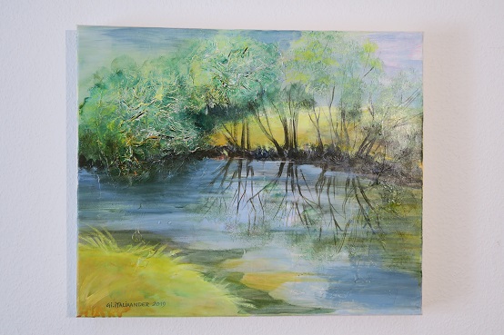 Landschaft am Wasser Sommerbild Landschafts Bild kaufen